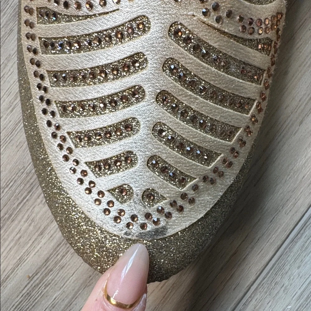 Indian Gold glitter Shoes